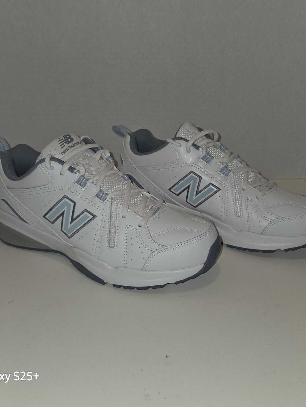 NEW BALANCE WX608V5 Women’s TRAINING SHOES White/Blue Size 9.5W